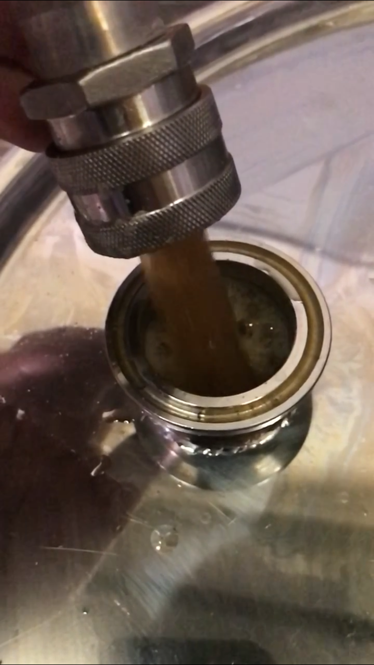 Oxygenating Chilled Wort