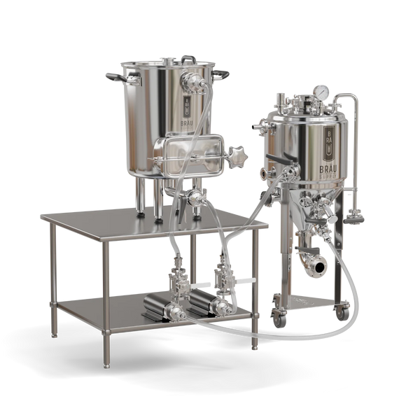 BräuPro Homebrewing - Two-Vessel Electric Brewing & Fermentation System