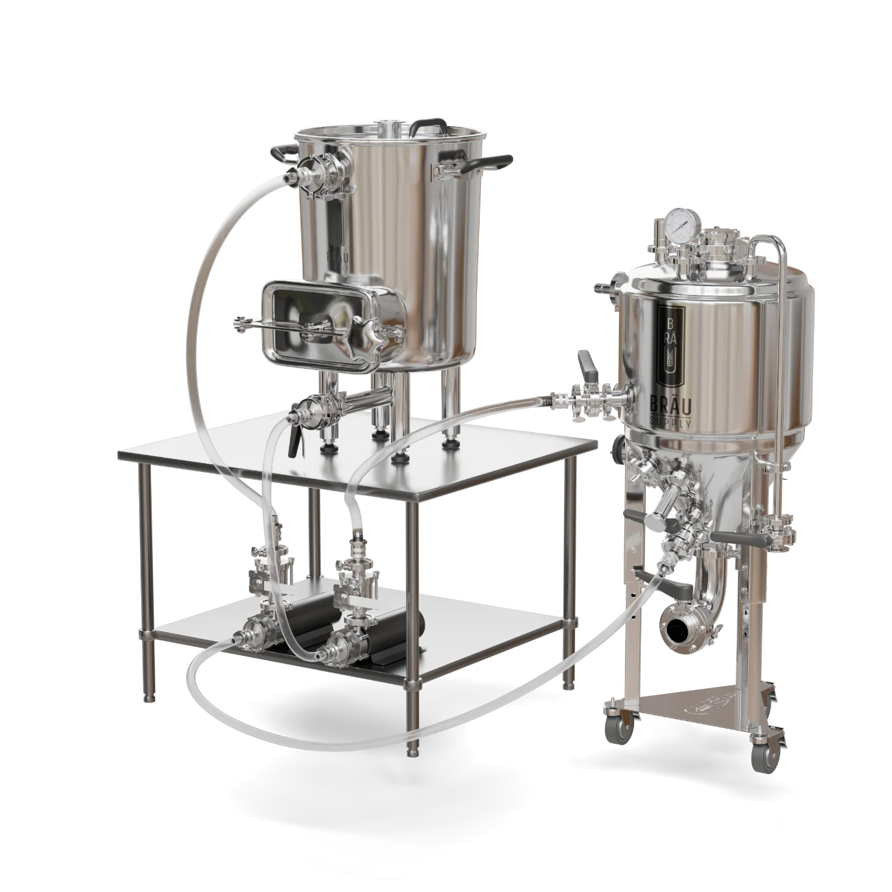 BRÄUPRO 5G 120V – ALL-IN-ONE ELECTRIC BREWING SYSTEM WITH 8 GAL UNITANK