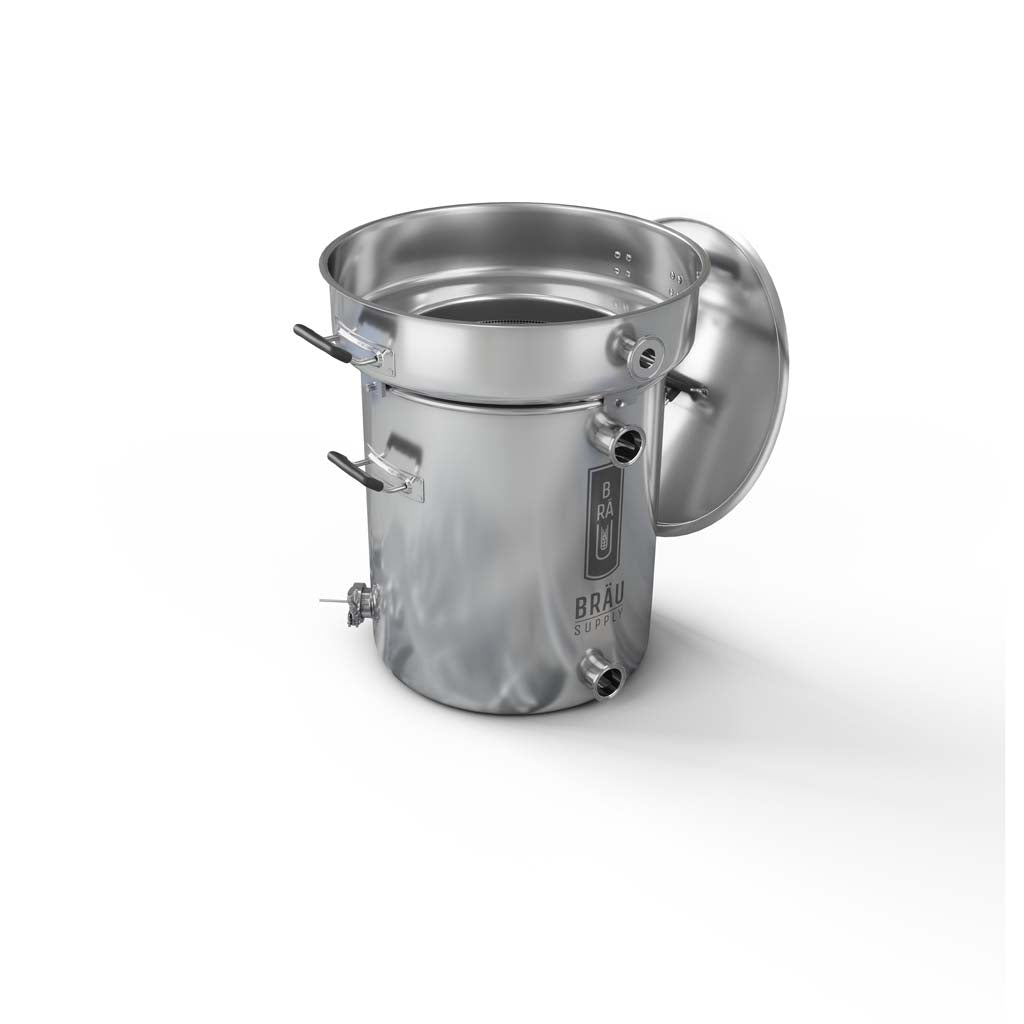 Brau Supply 10 gallon kettle and grain basket