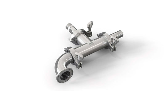 Steam condenser brau supply