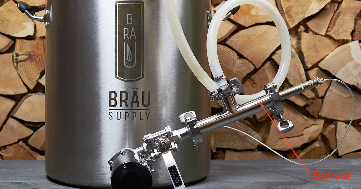 Ideal temperature placement in recirculating mash brewing system