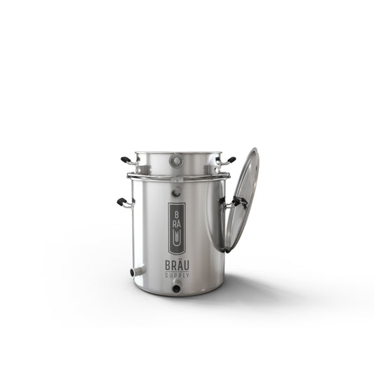 20 Gallon Unibräu Kettle + Grain Basket