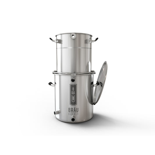 30 Gallon Unibräu Kettle + Grain Basket