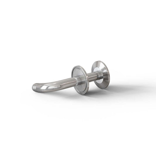 1.5" Double Tri-Clamp X 5/8" 90º Barb Fitting