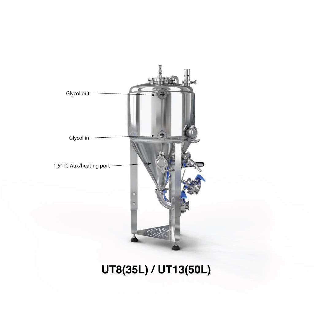 Unitank - Fermenteur conique à double enveloppe – vue 6