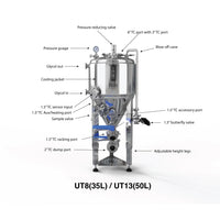 Unitank - Jacketed Conical Fermenter