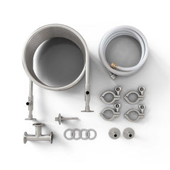 Counterflow Wort Chiller | Stainless Coil-in-Coil Design