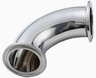 Sanitary 90° Tri-Clamp Elbow