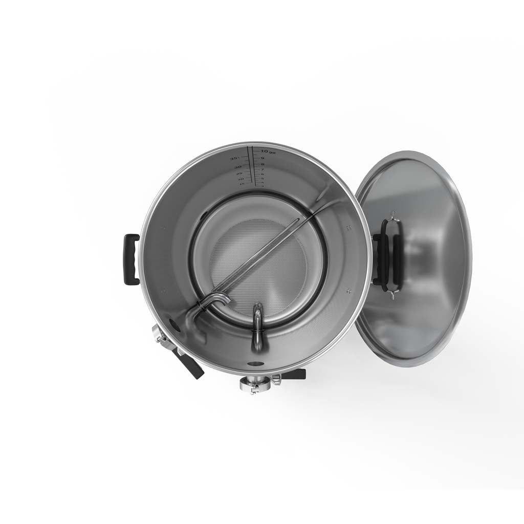 Bräu Supply Boil kettle top view